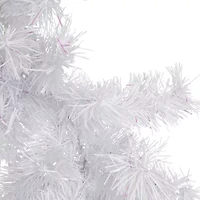 Northlight Icy White Iridescent Spruce Unlit Christmas Indoor Garland