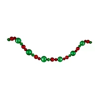 Northlight 3-Finish Shatterproof Ball Christmas Indoor Garland