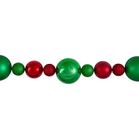 Northlight 3-Finish Shatterproof Ball Christmas Indoor Garland