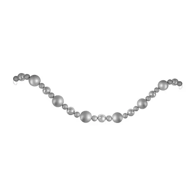Northlight Shatterproof Ball 3-Finish Christmas Indoor Garland