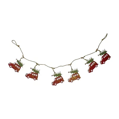 Northlight Vintage Truck With Tree Christmas Indoor Garland
