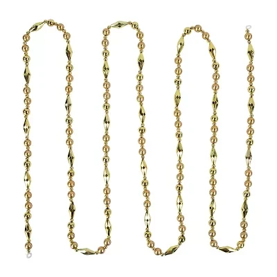 Northlight Shiny And Matte Beaded Unlit Christmas Outdoor Garland