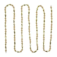 Northlight Shiny And Matte Beaded Unlit Christmas Outdoor Garland