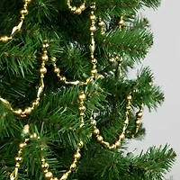 Northlight Shiny And Matte Beaded Unlit Christmas Outdoor Garland