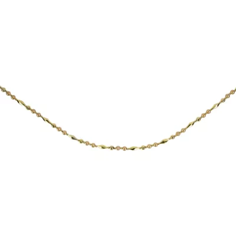 Northlight Shiny And Matte Beaded Unlit Christmas Outdoor Garland