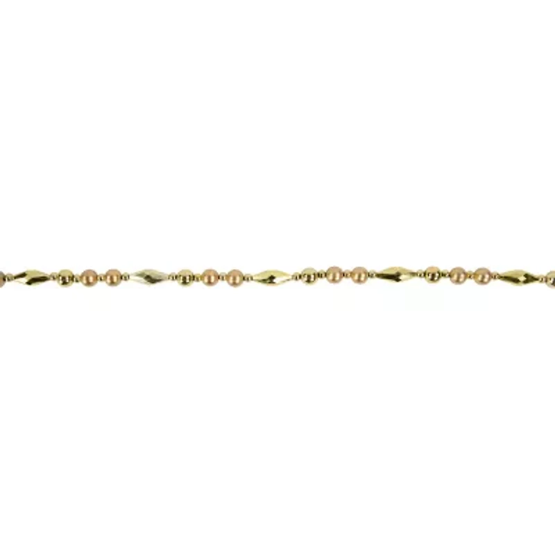 Northlight Shiny And Matte Beaded Unlit Christmas Outdoor Garland