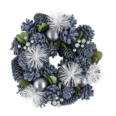 Northlight Pinecones Ornaments And Pine Needles Unlit Wreath