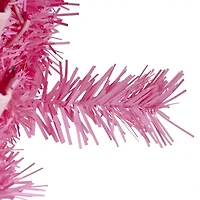 Northlight Pink Spruce With Lights Pre-Lit Wreath