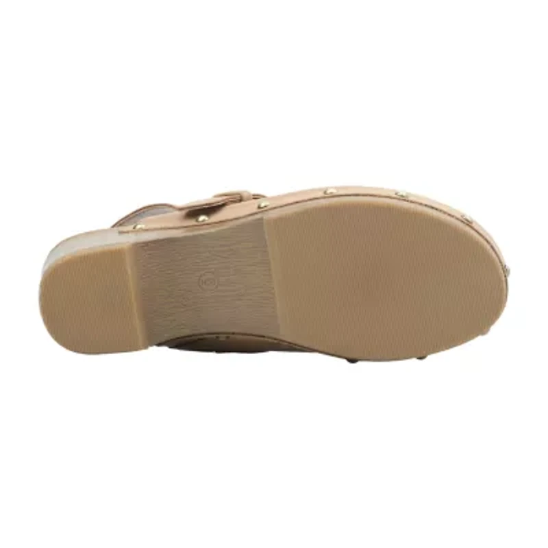 a.n.a Greenfield Womens Round Clogs
