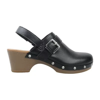 a.n.a Greenfield Womens Round Clogs