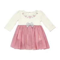 Baby Starters Girls Fitted Sleeve Dress Set