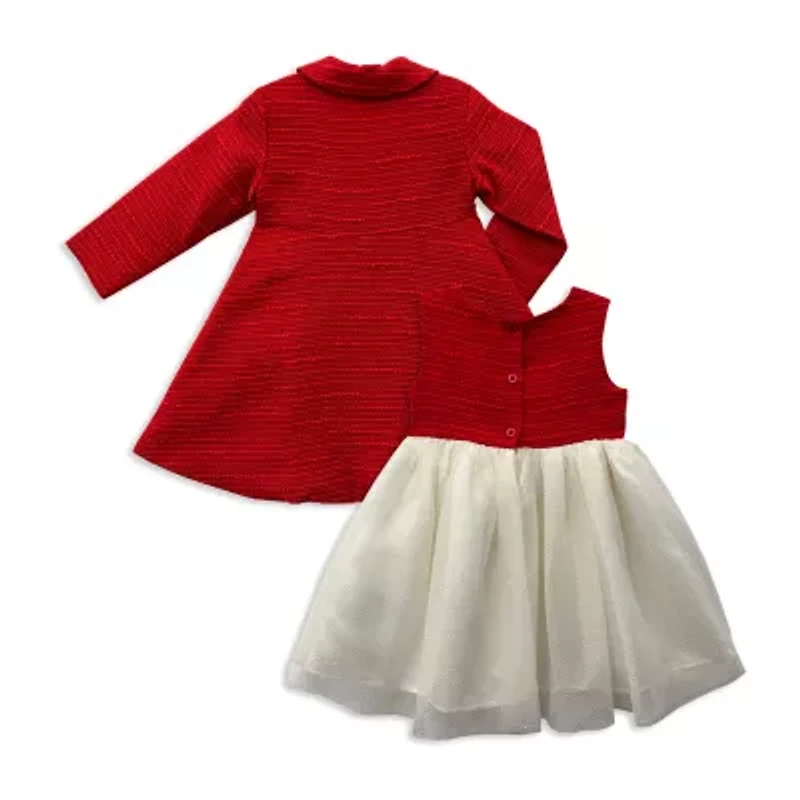 Blueberi Boulevard Toddler Girls Dress Set