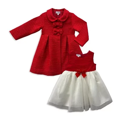 Blueberi Boulevard Toddler Girls Dress Set
