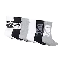 Nike Little & Big Kid Boys 6 Pair Crew Socks