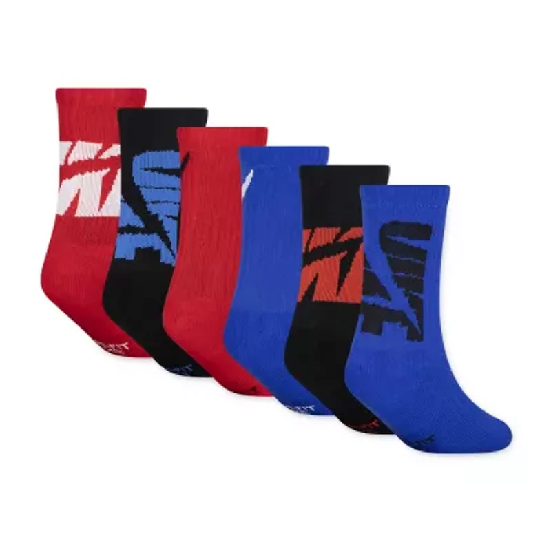 Nike Little & Big Kid Boys 6 Pair Crew Socks