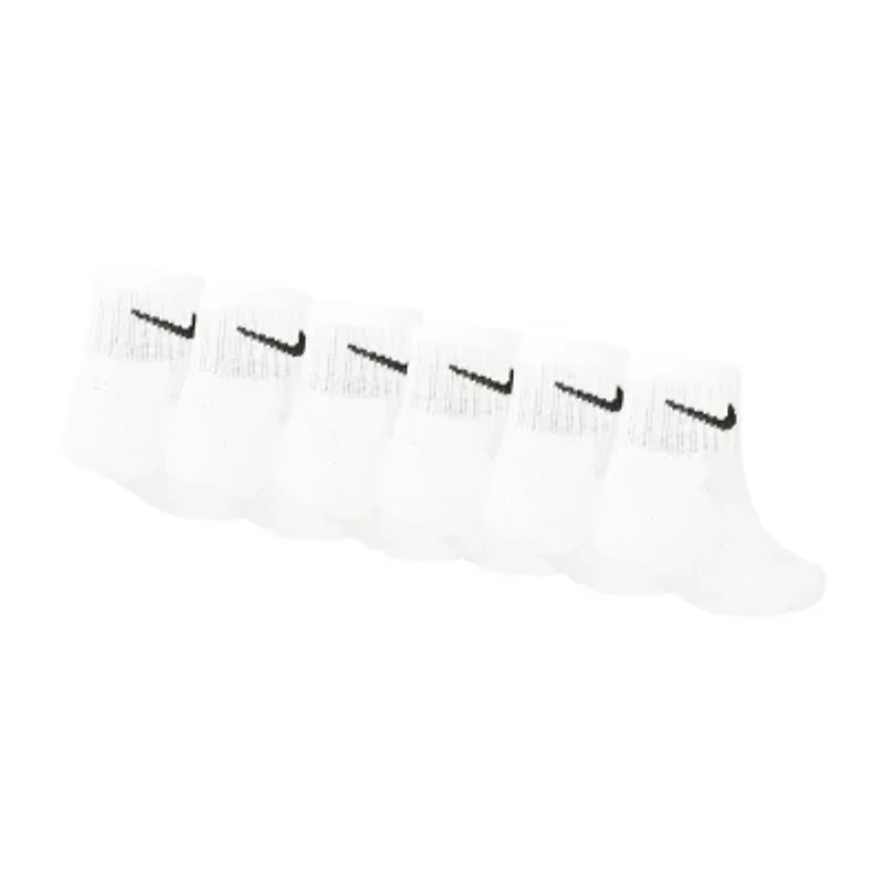 Nike Little & Big Kid Boys 6 Pair Quarter Ankle Socks