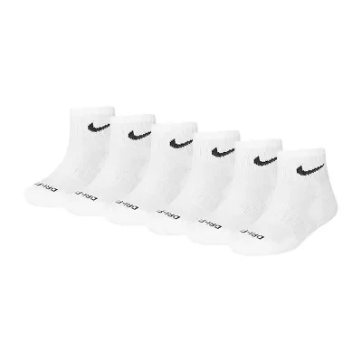 Nike Little & Big Kid Boys 6 Pair Quarter Ankle Socks