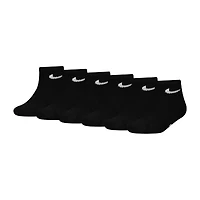 Nike Little & Big Kid Boys 6 Pair Quarter Ankle Socks