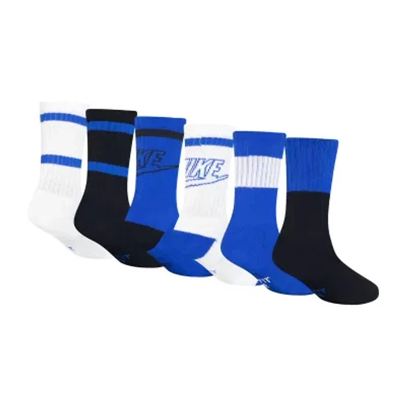 Nike Little & Big Kid Boys 6 Pair Crew Socks