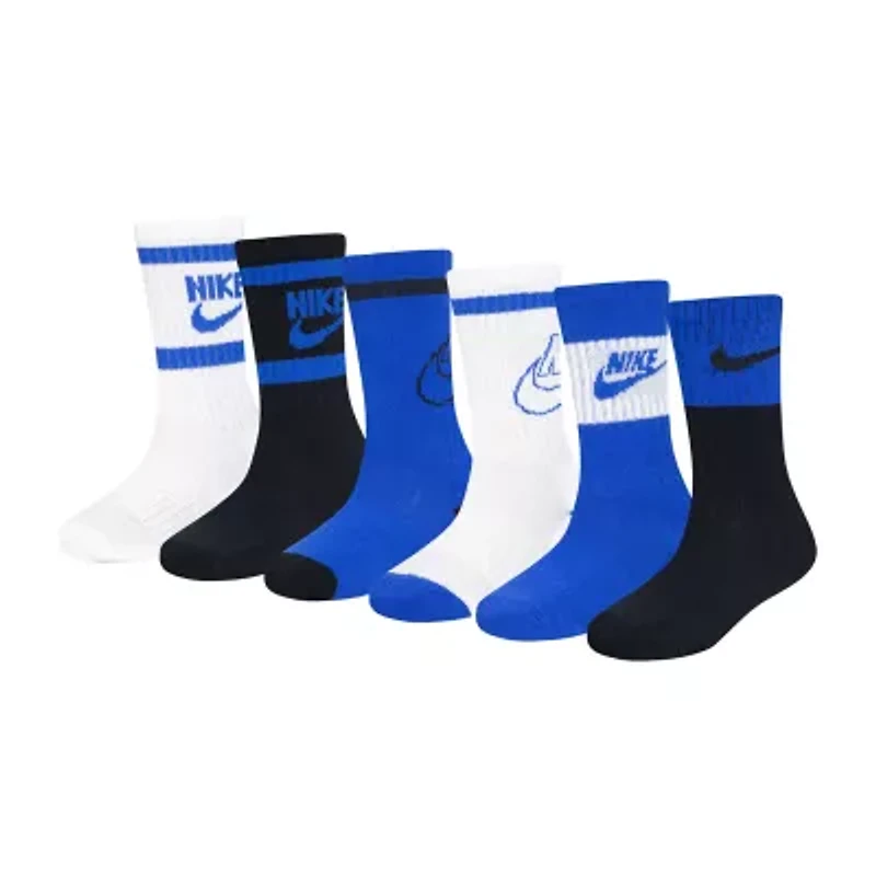 Nike Little & Big Kid Boys 6 Pair Crew Socks