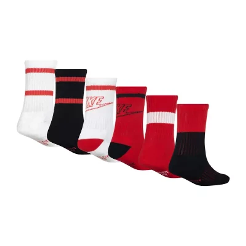 Nike Little & Big Kid Boys 6 Pair Crew Socks