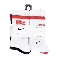 Nike Little & Big Kid Boys 6 Pair Crew Socks