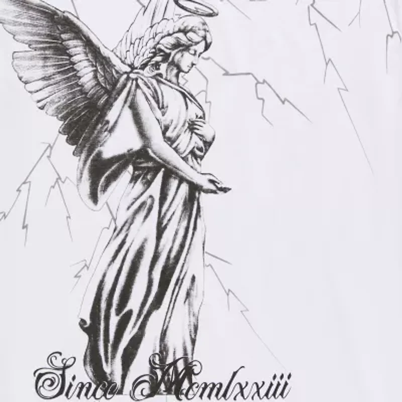 State of Crew Mens Neck Short Sleeve Regular Fit Graphic T-Shirt