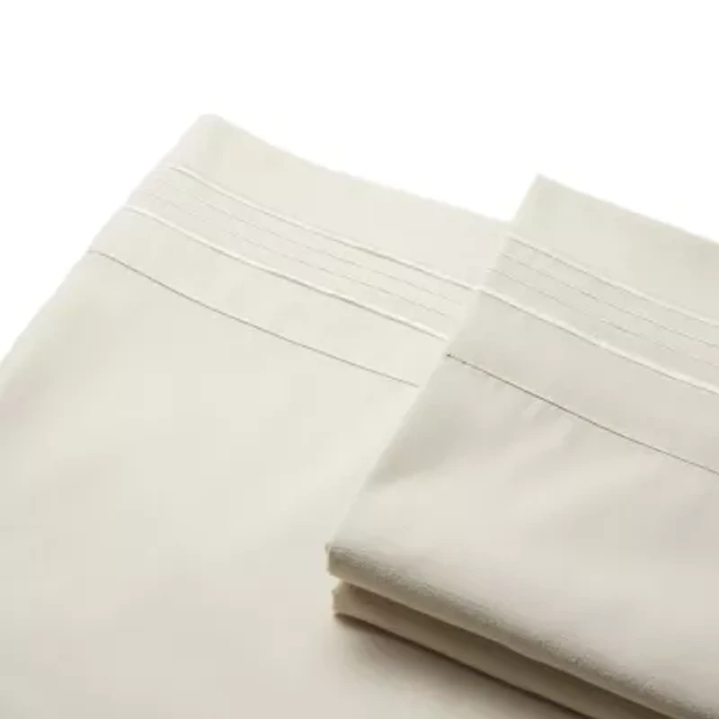 Linum Home Textiles 1800 Tc Microfiber Sheet Set & Pillowcases Wrinkle Resistant Deep Pocket