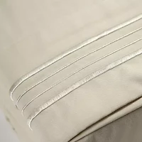 Linum Home Textiles 1800 Tc Microfiber Sheet Set & Pillowcases Wrinkle Resistant Deep Pocket