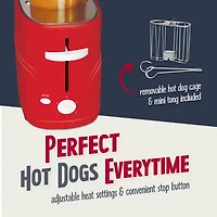 Nostalgia Retro Hot Dog Toaster