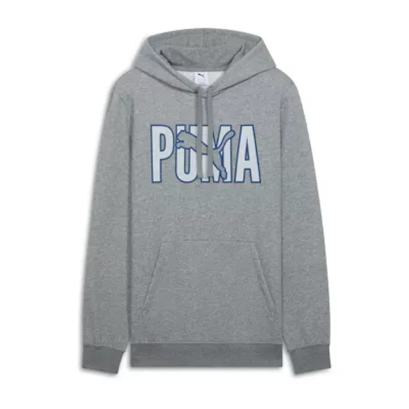 PUMA Mens Long Sleeve Fleece Active Hoodie