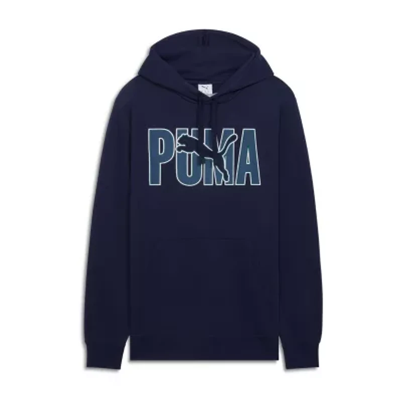 PUMA Mens Long Sleeve Fleece Active Hoodie