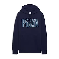 PUMA Mens Long Sleeve Fleece Active Hoodie