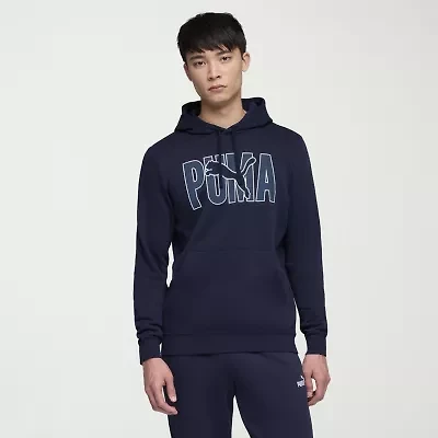 PUMA Mens Long Sleeve Fleece Active Hoodie