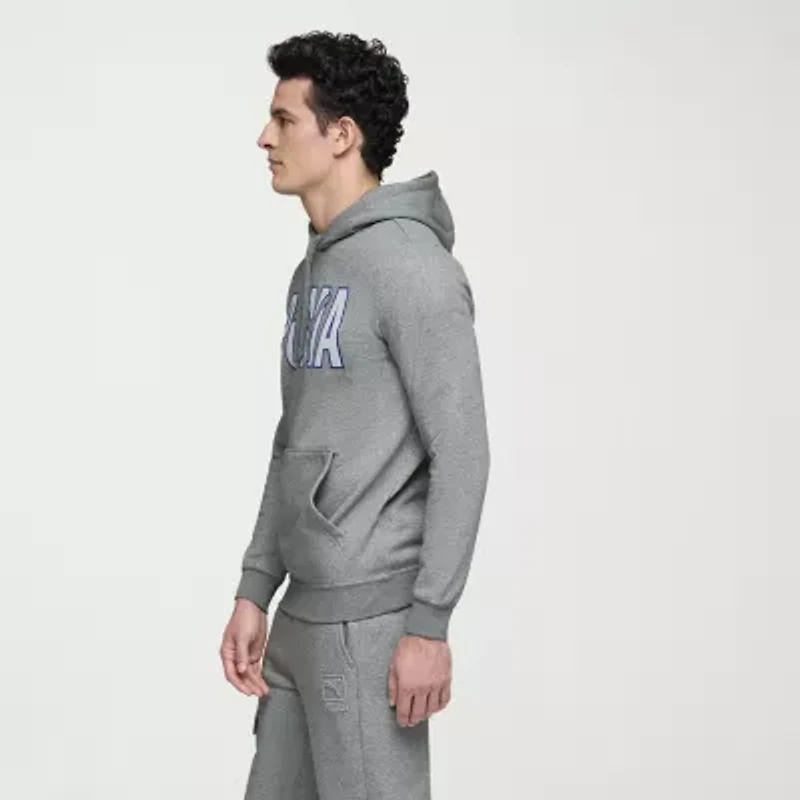 PUMA Mens Long Sleeve Fleece Active Hoodie