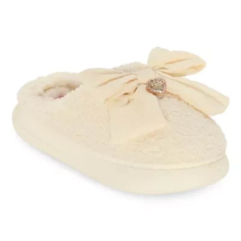 Juicy Couture Chou With Bow Gift Boxed Womens Slip-On Slippers
