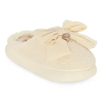 Juicy Couture Chou With Bow Gift Boxed Womens Slip-On Slippers