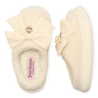 Juicy Couture Chou With Bow Gift Boxed Womens Slip-On Slippers