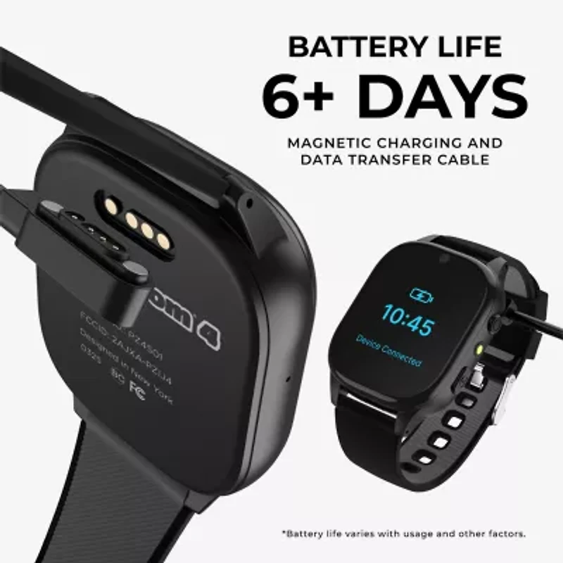 Itouch Playzoom Boys Black Smart Watch Pz4s01-G04