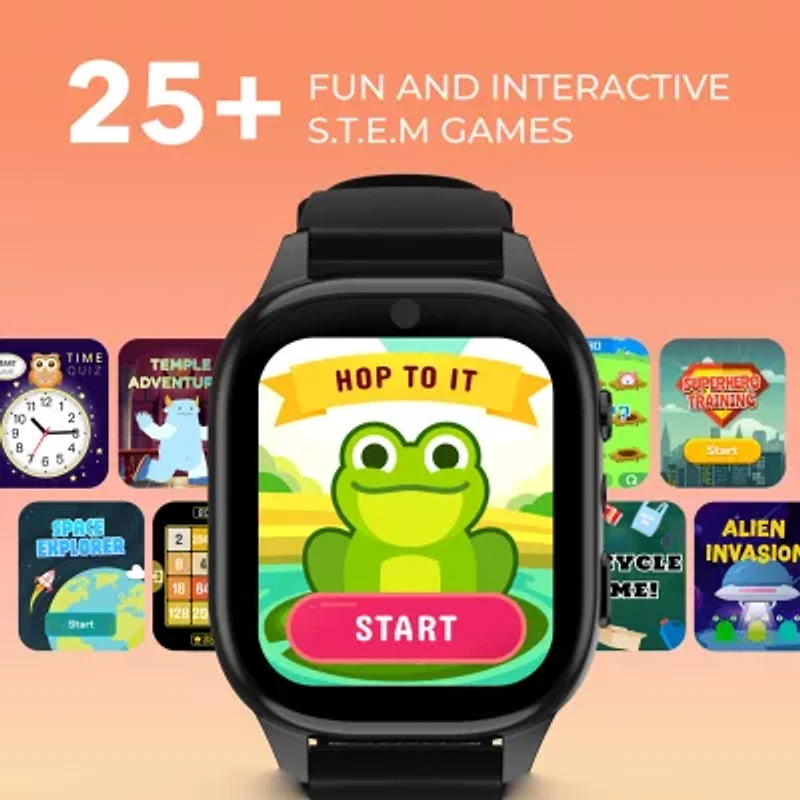 Itouch Playzoom Boys Black Smart Watch Pz4s01-G04