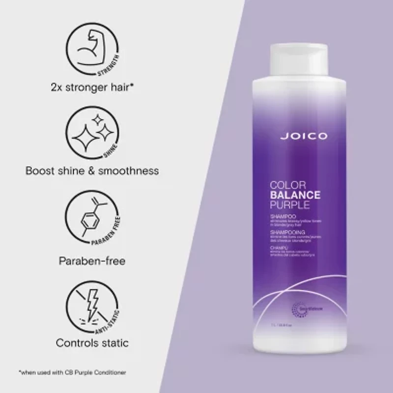 Joico Color Balance Purple Shampoo 33.8 oz.