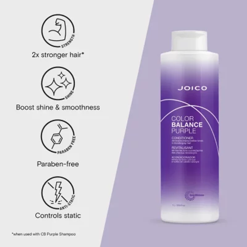 Joico Color Balance Purple Conditioner 33.8 oz.