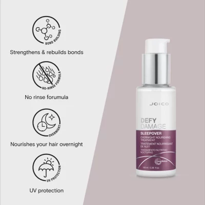 Joico Defy Damage Sleepover Hair Treatment 3.4 oz.