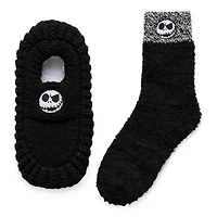 Womens Multi-Pack 2 Pair Nightmare Before Christmas Slipper Socks