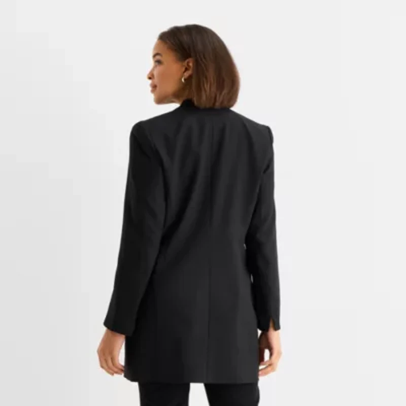 Black Label by Evan-Picone Womens Classic Fit Suit Jacket