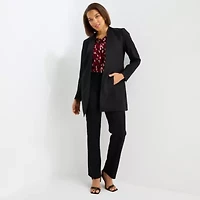Black Label by Evan-Picone Womens Classic Fit Suit Jacket