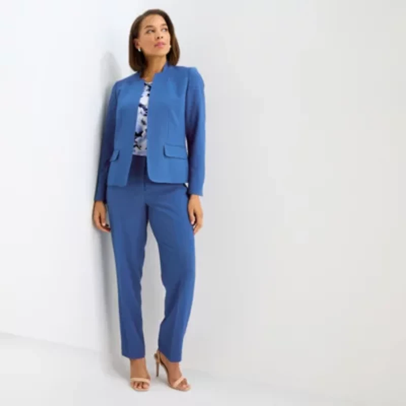 Black Label by Evan-Picone Womens Classic Fit Suit Jacket