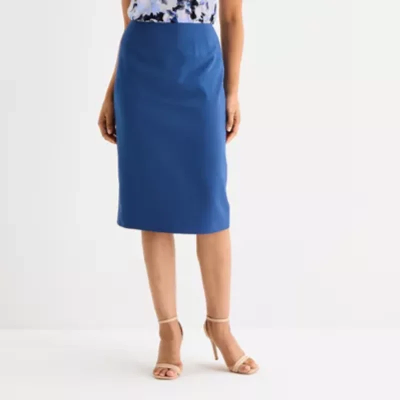 Black Label by Evan-Picone Womens Suit Skirt