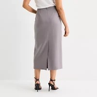 Black Label by Evan-Picone Womens Long Suit Skirt