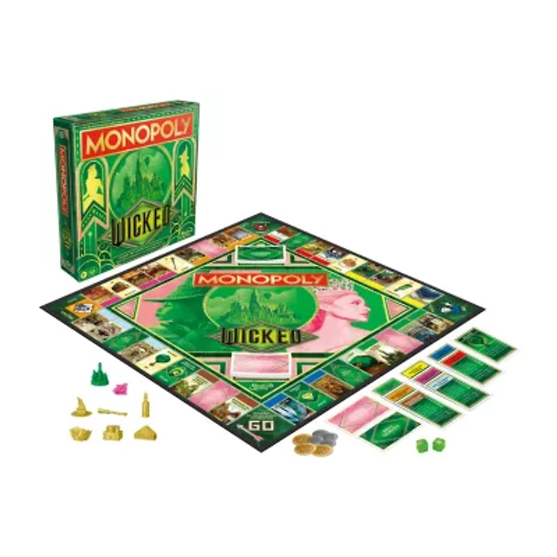 Monopoly Wicked Edition Board Game, Family Games for Kids, Teens, and Adults, Kids Games